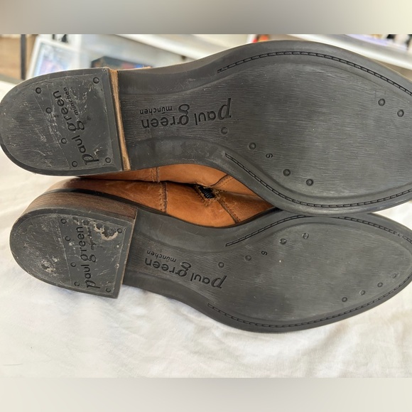 Paul Green Munchen Nathan Moro Ankle Boots Soft Leather Cognac Womens 6 UK/8 US - Picture 9 of 9